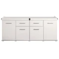 Szafka pod Akwarium Proste Solid 200x60x75cm Biała