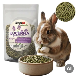 TROPIFIT Naturals Lucerna Granulowana dla Gryzoni Królików 600g 50222