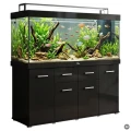 Szafka pod Akwarium Proste Solid 200x60x75cm Czarna