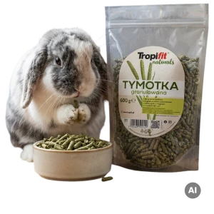 TROPIFIT Naturals Tymotka Granulowana dla Gryzoni Królików 600g 50212