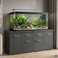 Szafka pod Akwarium Proste Solid 200x60x75cm Grafit