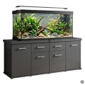 Szafka pod Akwarium Proste Solid 200x60x75cm Grafit
