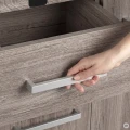 Szafka pod Akwarium Profilowane Owalne Solid 160x60x75cm Dąb Truflowy