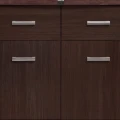 Szafka pod Akwarium Profilowane Owalne Solid 200x80x75cm Wenge