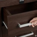 Szafka pod Akwarium Profilowane Owalne Solid 200x80x75cm Wenge