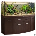 Szafka pod Akwarium Profilowane Owalne Solid 200x80x75cm Wenge