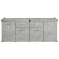 Szafka pod Akwarium Proste Solid 200x80x75cm Beton