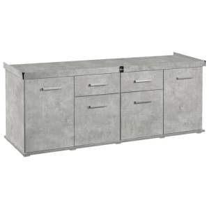 Szafka pod Akwarium Proste Solid 200x80x75cm Beton