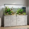 Szafka pod Akwarium Proste Solid 200x80x75cm Beton