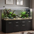 Szafka pod Akwarium Proste Solid 200x80x75cm Czarna