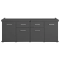 Szafka pod Akwarium Proste Solid 200x80x75cm Grafit