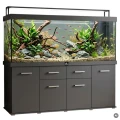Szafka pod Akwarium Proste Solid 200x80x75cm Grafit