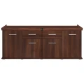 Szafka pod Akwarium Proste Solid 200x80x75cm Orzech