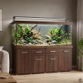 Szafka pod Akwarium Proste Solid 200x80x75cm Orzech