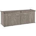 Szafka pod Akwarium Proste Solid 200x80x75cm Dąb Truflowy