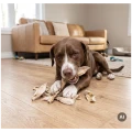 Ucho Królicze z Futrem IDEAPET Gryzak Naturalny dla Psa Uszy Królika 10szt