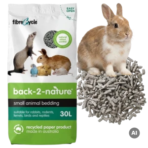  ŻWIREK PAPIEROWY BACK2NATURE 30L dla Królika Gryzoni Podłoże Ekologiczne