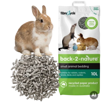 ŻWIREK PAPIEROWY BACK2NATURE 10L dla Królika Gryzoni Podłoże Ekologiczne