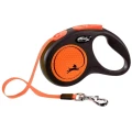 FLEXI SMYCZ DLA PSA AUTOMATYCZNA TAŚMA M 5M do 25KG Classic NEON Pomarańcz