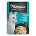Miamor Karma Mokra Dla Kotów Dorosłych Feine Filets Sauce Kurczak z Tuńczykiem w Sosie 100g