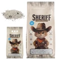 Sheriff Żwirek Bentonitowy Dla Kota Compact Zbrylający Carbon Zestaw 20L+5L