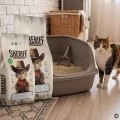 Sheriff Żwirek Bentonitowy Dla Kota Compact Zbrylający Aloe Vera Zestaw 20L+5L