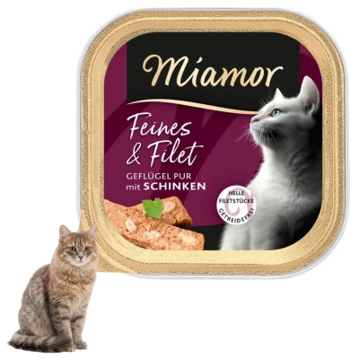 Miamor Karma Mokra Feine Filets Drób i Szynka 100g