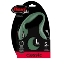 Flexi New Classic L Smycz Automatyczna Taśma 5m Oliwkowa BEZPIECZNA Do 50 kg