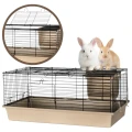 MP Bergamo Cavia 100 Klatka Dla Królika, Świnki Morskiej 100x54,5x45cm Moccacino