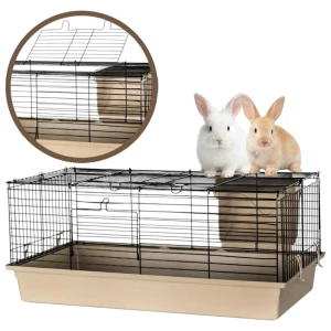 MP Bergamo Cavia 100 Klatka Dla Królika, Świnki Morskiej 100x54,5x45cm Moccacino