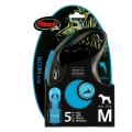 Smycz Dla Psa Do 15kg Flexi New Neon S Niebieska Taśma 5m AUTOMATYCZNA MOCNA