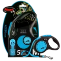 Smycz Dla Psa Do 15kg Flexi New Neon S Niebieska Taśma 5m AUTOMATYCZNA MOCNA