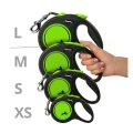 Smycz Dla Psa Flexi New Neon Zielona Automatyczna Taśma ODBLASKOWA 5m M 25kg