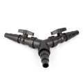 TRÓJNIK NA WĄŻ POMPY FILTRA 1", 1 1/4", 1 1/2" 25-32-38mm Z REGULACJĄ