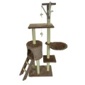 Drapak Dla Kota Drzewko XL 138x50x38cm Jasno - Brązowy