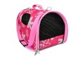 Transporter dla Zwierząt TORBA Hilton Flowers transportowa dla Psa Kota M 43x24x26cm Różowa