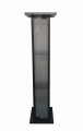Szafka SHRIMP SET Stand 20 Szkło 27x27x110cm Black