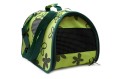 Transporter dla Zwierząt TORBA Flowers transportowa dla Psa Kota L 50x26x27cm Zielona