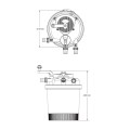 SunSun CPF-2500 FILTR Ciśnieniowy Do Oczka z UV-C 11W do 6000L