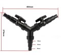 TRÓJNIK NA WĄŻ POMPY FILTRA 1", 1 1/4", 1 1/2" 25-32-38mm Z REGULACJĄ