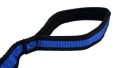 Smycz dla psa L-BUNGEE-BLUE,rozciągliwa 120-180cm Niebieska